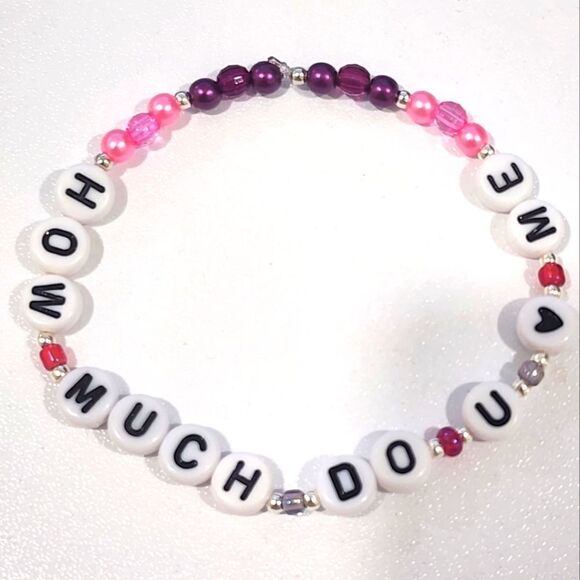 Custom Kelsea Ballerini Bracelet How Much Do You Love Me - Picture 1 of 1